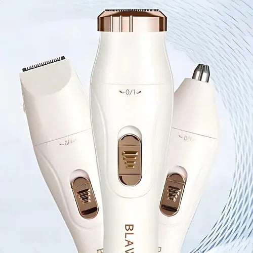 Depil Max Depilador Elétrico 3 em 1 Profissional - Barbear + Aparador + Acabamento | À Prova D'Água - últimas unidades