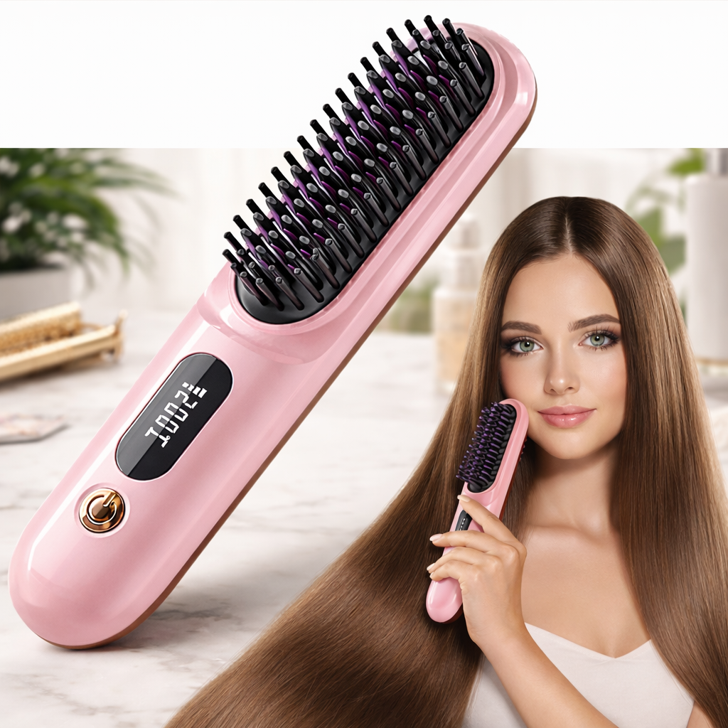 NovaLiss™ Escova para cabelo, liso natural, brilho intenso e zero complicação