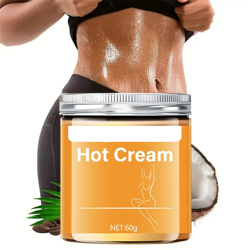 Creme de massagem hidratante para definir abdômen vitamina E e glicerina, sem álcool, hidratante