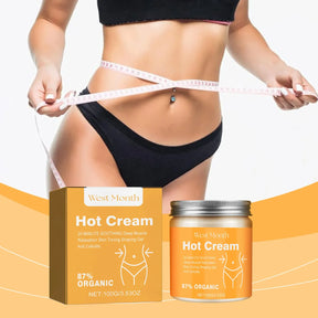 Creme de massagem hidratante para definir abdômen vitamina E e glicerina, sem álcool, hidratante