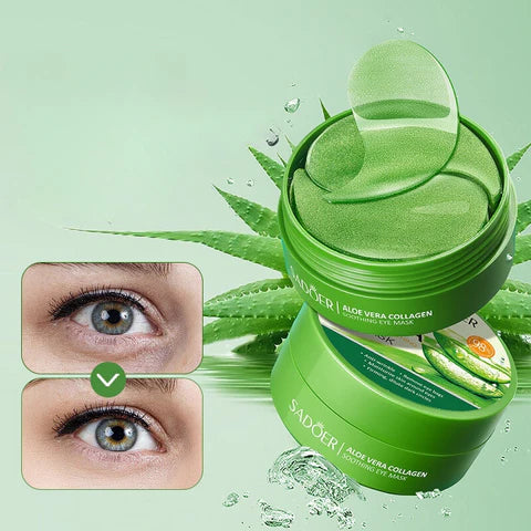 Máscara Suavizante Para os Olhos com Colágeno e Aloe Vera