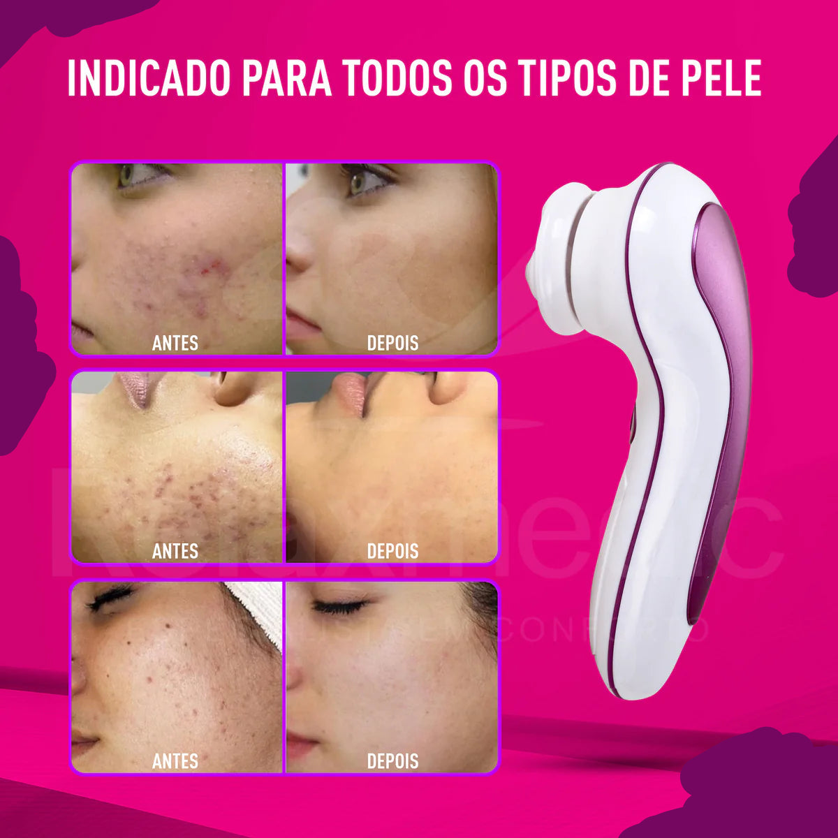 Escova de Limpeza Facial Clean Pro +