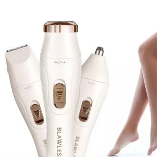 Depil Max Depilador Elétrico 3 em 1 Profissional - Barbear + Aparador + Acabamento | À Prova D'Água - últimas unidades